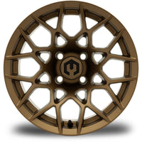 MODZ® Blitz 14x7 Matte Bronze Golf Cart Wheel