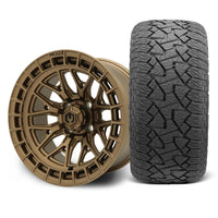MODZ Torrent 14x7 Matte Bronze Wheel & X Comp Golf A/T Tire Package