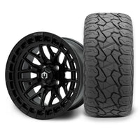 MODZ Torrent 14x7 Matte Black Wheel & X Comp Golf X/T Tire Package
