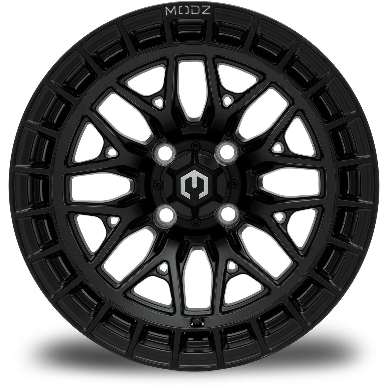 MODZ® Torrent Matte Black 14" Golf Cart Wheel