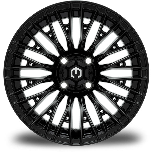 MODZ® Reaper 14x7 Glossy Black Golf Cart Wheel