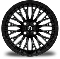 MODZ® Reaper 14x7 Glossy Black Golf Cart Wheel