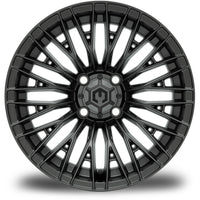 MODZ® Reaper Titanium Gunmetal 14" Golf Cart Wheel