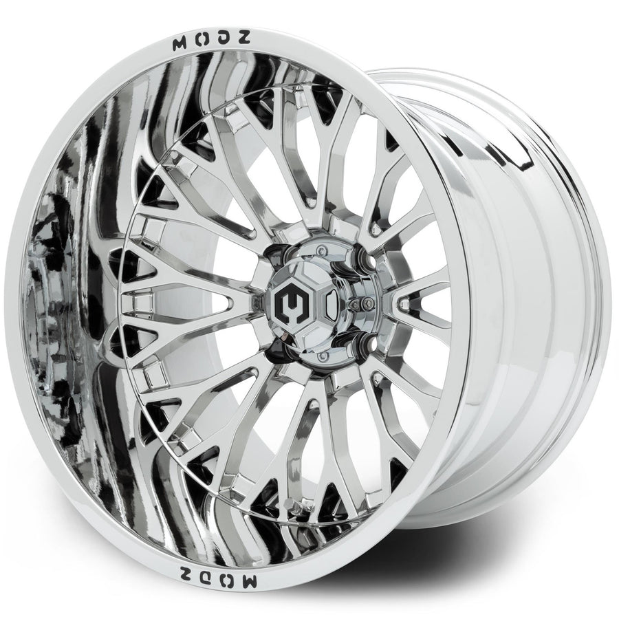 MODZ® Convict 15x10 Chrome Golf Cart Wheel