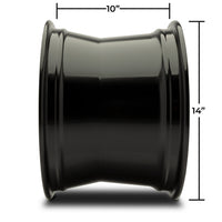 MODZ® Felon 15x10 Glossy Black Golf Cart Wheel