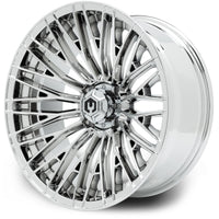 MODZ® Reaper 16x7 Chrome Golf Cart Wheel