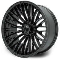MODZ® Reaper 16x7 Titanium Gunmetal Golf Cart Wheel