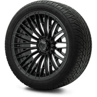 Modz Reaper 16x7 | -25 Offset Titanium Gunmetal wheels with Odyssey tires