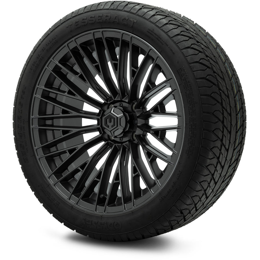 Modz 16" Reaper Titanium Gunmetal wheels with Odyssey tires