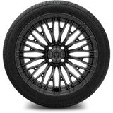 Modz Reaper 16x7 | -25 Offset Titanium Gunmetal wheels with Odyssey tires