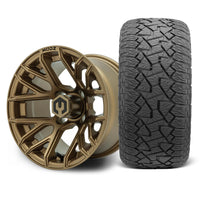 MODZ Matrix  12x7 Matte Bronze Wheel & X Comp Golf A/T Tire Package