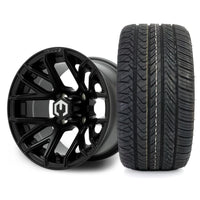 MODZ Matrix 12x7 Matte Black Wheel & X Comp Golf H/T Tire Package
