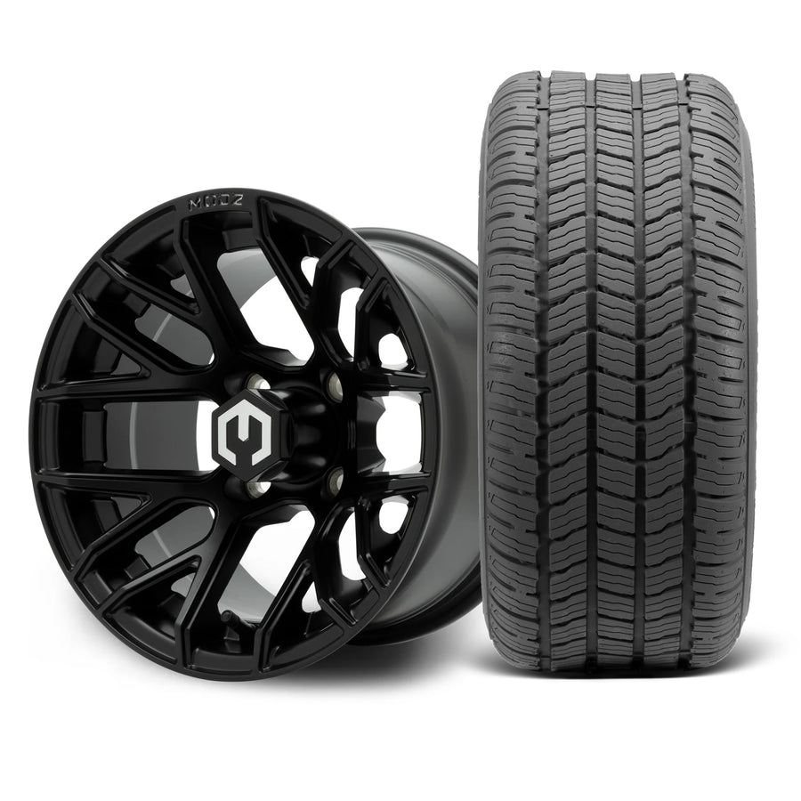 MODZ Matrix 12x7 Matte Black Wheel & Gladiator A/P Tire Package