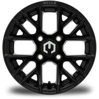 MODZ® Matrix 12x7 Matte Black Golf Cart Wheel