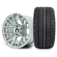 MODZ Matrix 12x7 Silver Wheel & X Comp Golf H/T Tire Package