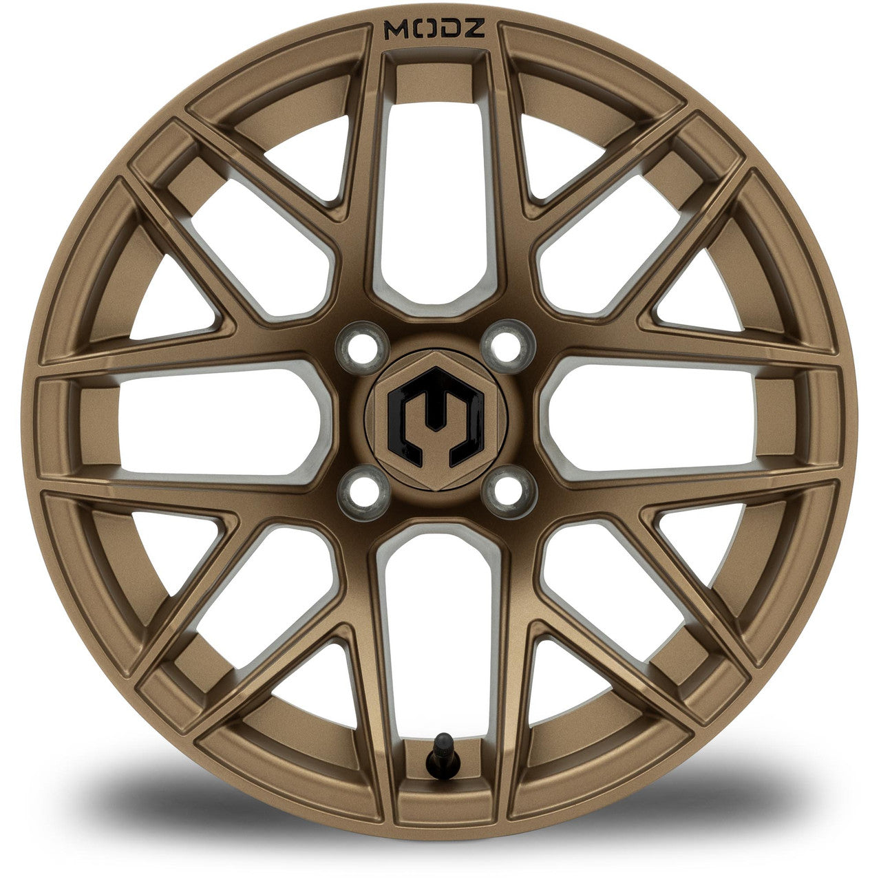 MODZ® Matrix 14x7 Bronze Golf Cart Wheel