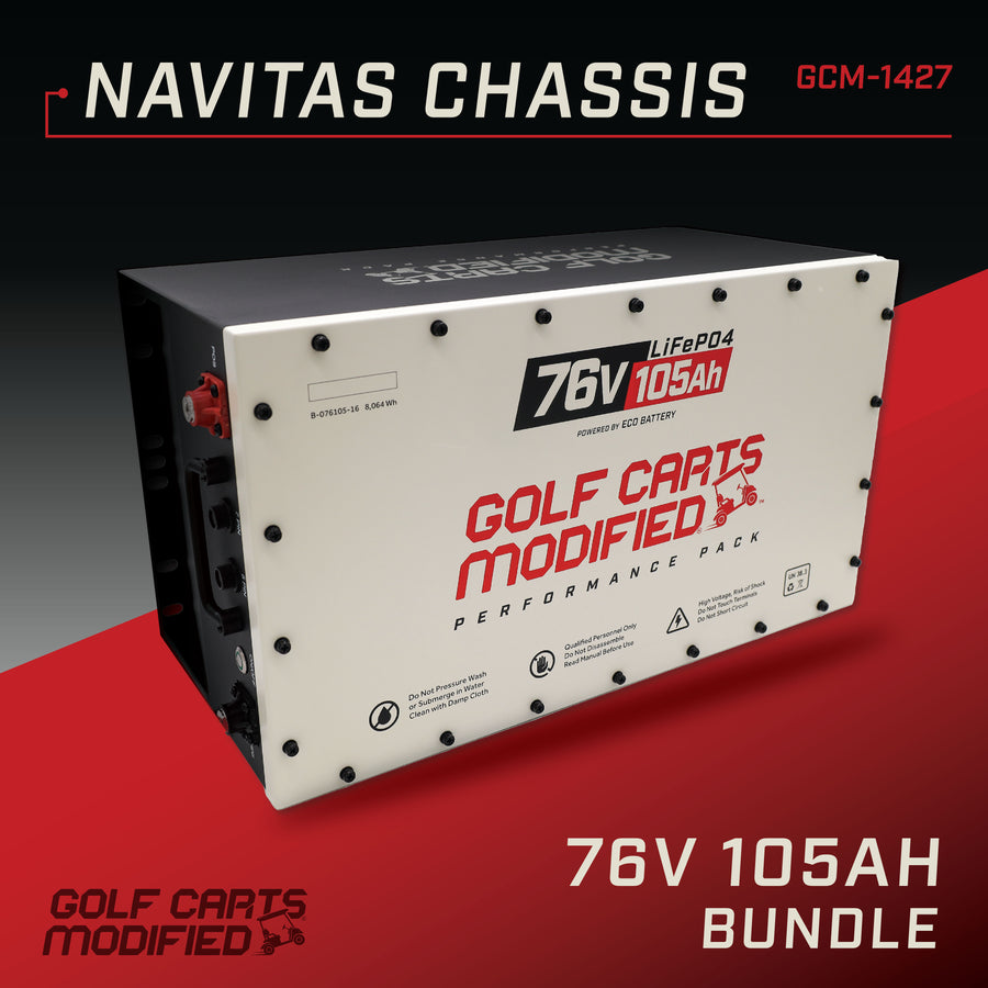 GCModified 76V 105AH Battery Bundle / Navitas Chassis