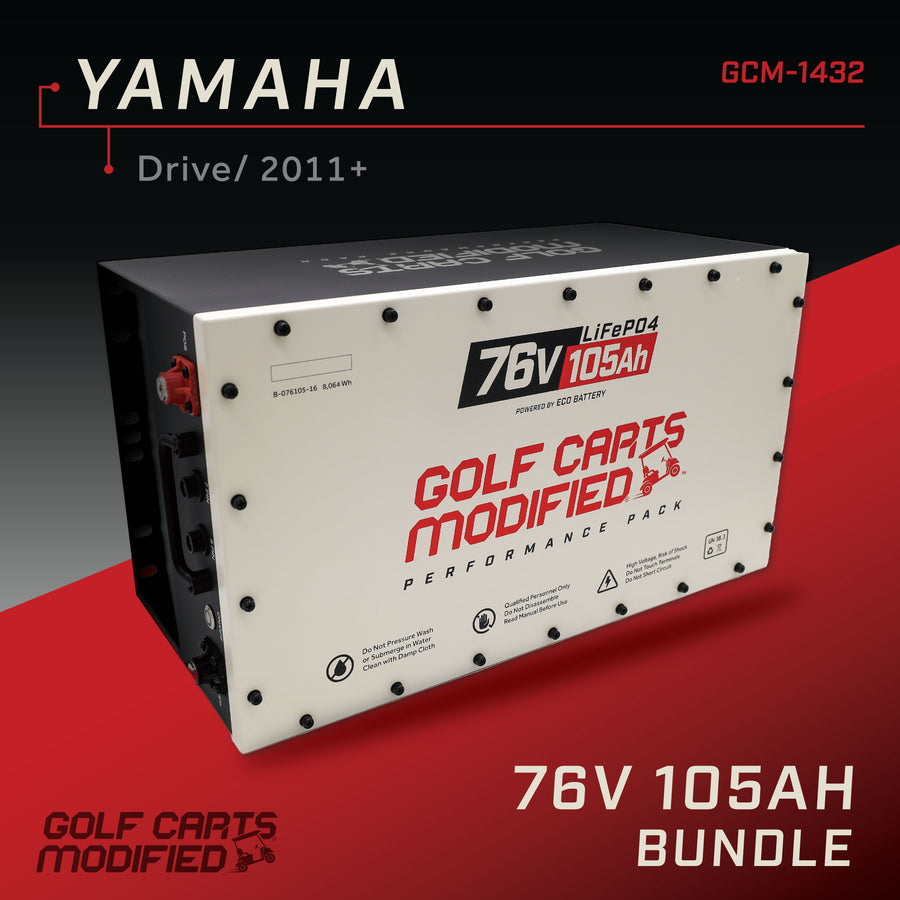 GCModified 76V 105AH Battery Bundle / Yamaha Drive / 2011+