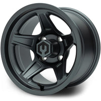 MODZ® Drift 14x7 Matte Gunmetal Golf Cart Wheel