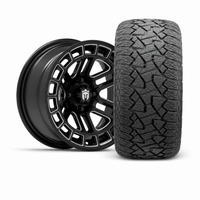 Empire Quest Q2 14x7 Gloss Black Wheel with X Comp Golf A/T Tire
