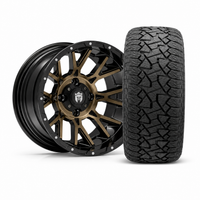 Empire Savage SV6 14x8 Wheel with X Comp Golf A/T Tire