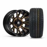 Empire Savage SV6 14x8 Wheel with X Comp Golf H/T Tire