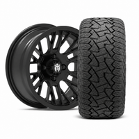 Empire Switch SWGB 14x7 Gloss Black with X Comp Golf A/T Tire
