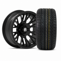 Empire Switch SWGB 14x7 Gloss Black with X Comp Golf H/T Tire