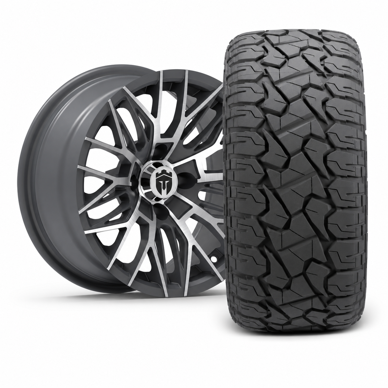 Empire 14x7 Diablo DGRY Wheel & X Comp X/T Tire