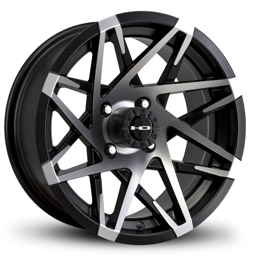 HD Golf Canyon 14x7 | -14 Offset Satin Black/Machined Face