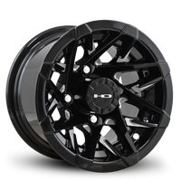 HD Golf Canyon 10x7 Gloss Black/Milled Face
