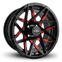 HD Golf Canyon 14x7 Gloss Red&BK/Milled Face