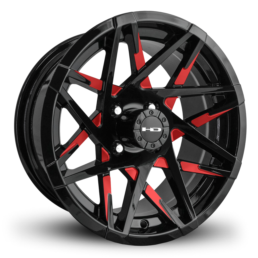 HD Golf Canyon 14x7 | -14 Offset Gloss Red&BK/Milled Face