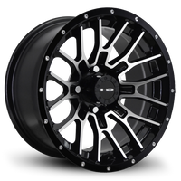 HD Golf RTC 12x7 Gloss Black/Mchnd Fc Blk Riv