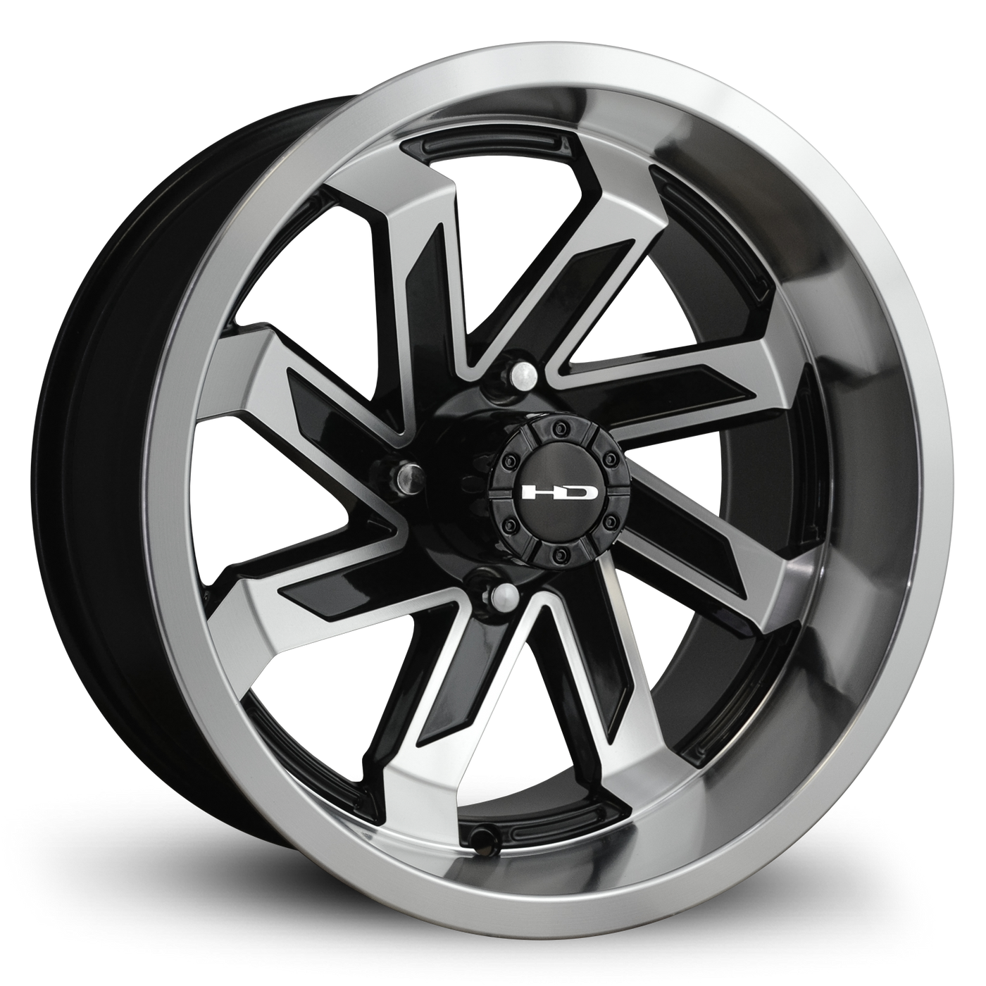 HD Golf Saw 12x7 | -14 Offset Gloss Black/Machined Face&Lip