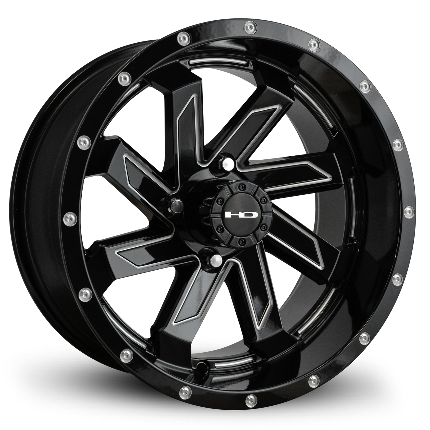 HD Golf Saw 14x7 Gloss Black/Milled Edge