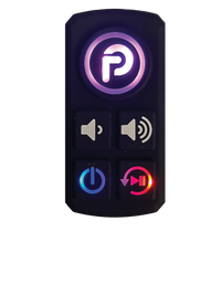 Bazooka Party Stick | Wireless Music Sharing Adapter | one-click Party Button pairing | Knockout Keypad | 12 volt Powered | RCA Audio Output | Remote Amplifier Turn-On