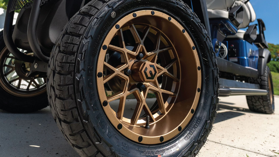 GTW Spyder 14X7 Black/Machined Accents w/SS Cap · Golf Carts Modified GTW Spyder 14X7 Black/Machined Accents w/SS Cap · Golf Carts Modified