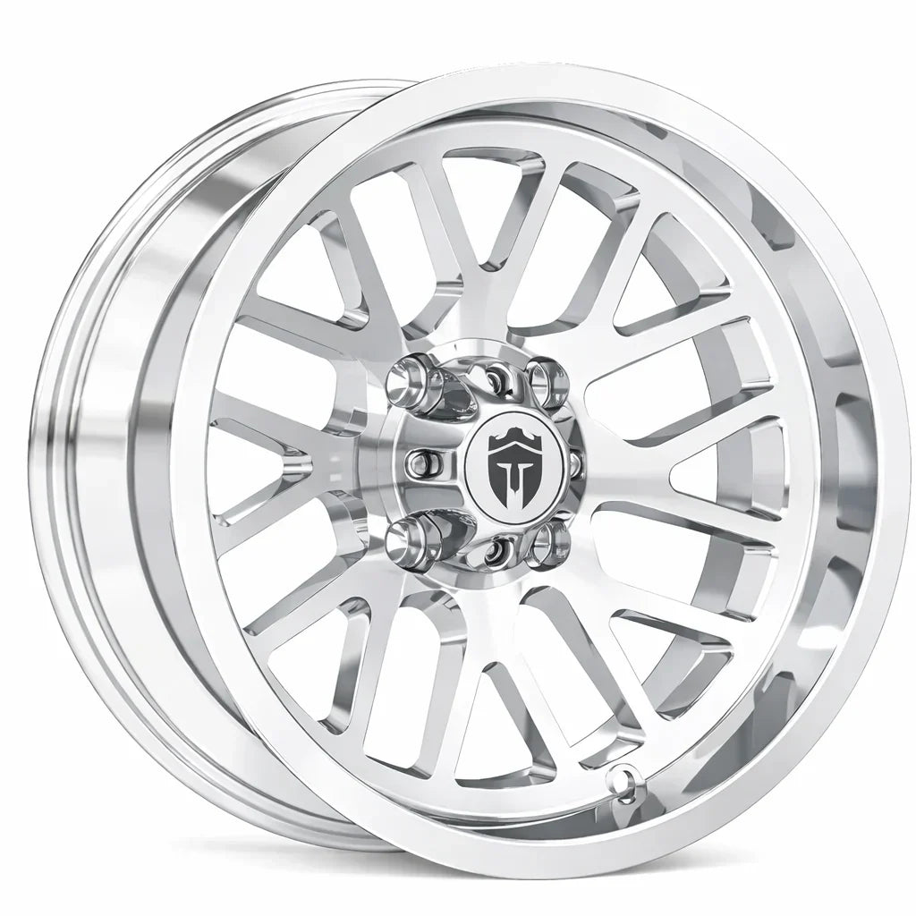Empire® Knight K4 15x7 PVD Chrome Golf Cart Wheel