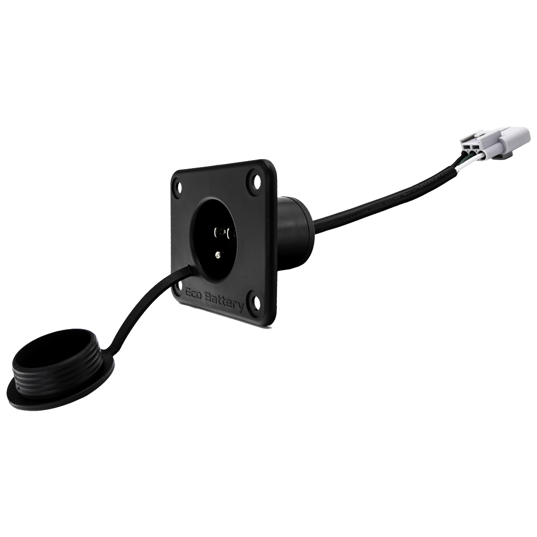 Eco Battery EZGO TXT Charge Port (110V Plug / Quick Connect Plug)