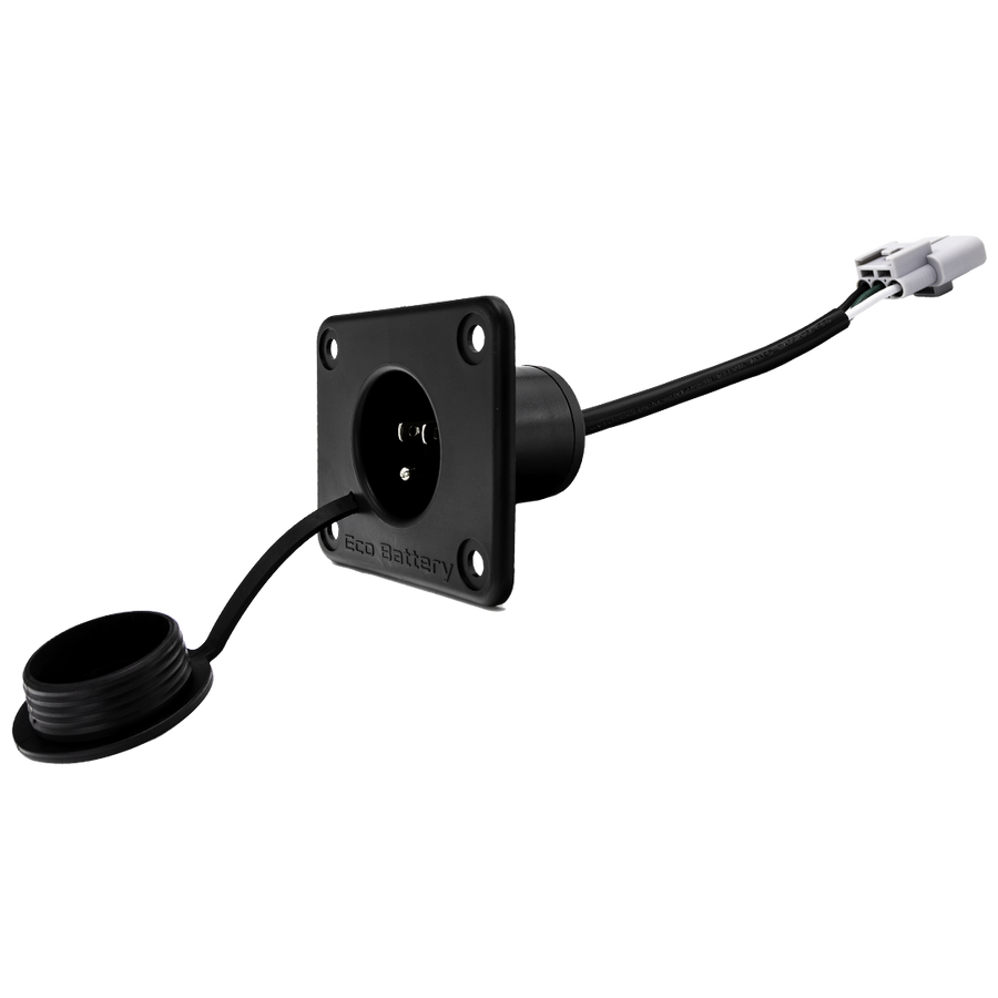Eco Battery EZGO TXT Charge Port (110V Plug / Quick Connect Plug)