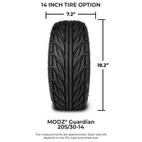 MODZ® 205/30-14 Guardian Street Golf Cart Tire