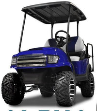 Madjax Blue Alpha Body Kit w/ Off-Road Grill & Light Kit for Club Car Precedent
