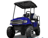 Madjax Blue Alpha Front Cowl w/ Off-Road Grill & Headlights for Club Car Precedent