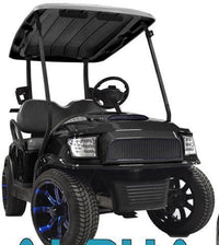 Madjax Black Alpha Body Kit w/Street Style Grill & Light Kit for Club Car Precedent