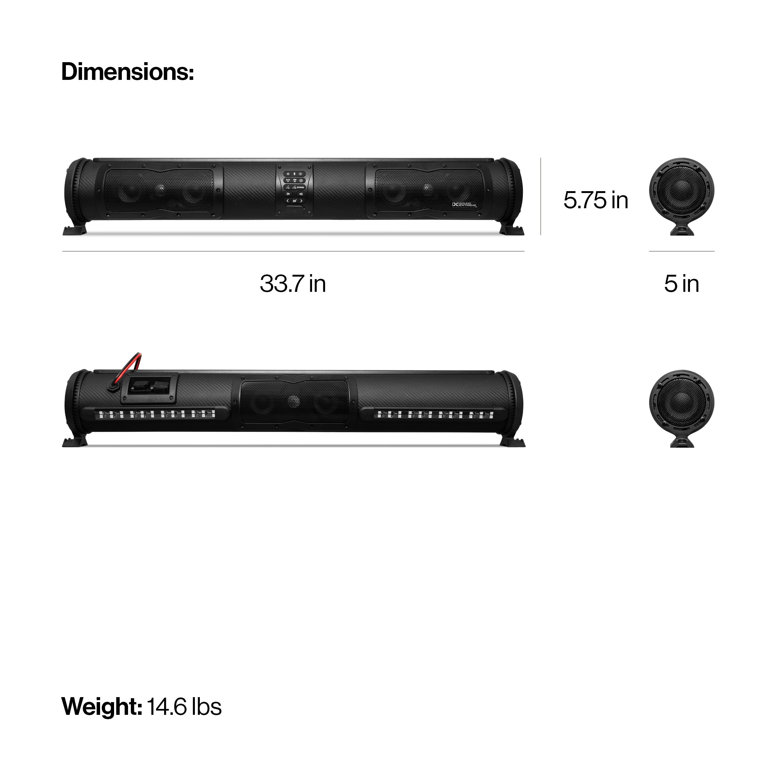 SEDS33 SoundExtreme Elite 33" 360° Sound