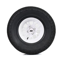 SS Wheels Alpha 12x7 Gloss White & X Comp A/T Tire Combo