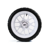 SS Wheels Alpha 14x7 Gloss White & X Comp X/T Tire Package