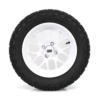 SS Wheels Alpha 14x7 Gloss White & X Comp X/T Tire Package