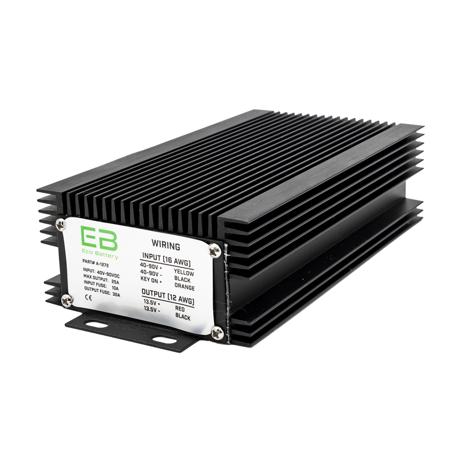 Eco Battery DC-DC 12V Converter / 40V-90V Input